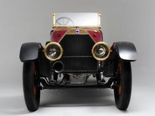 обои Lancia Theta Runabout 1913 передок фото