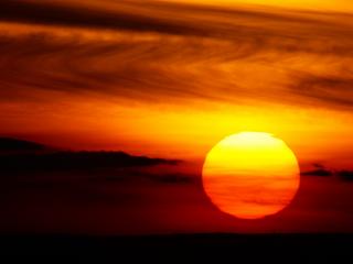обои Закат солнечного дня фото