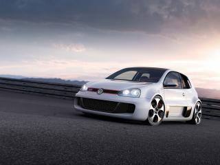 обои Белый Volkswagen-GTI-W12 фото