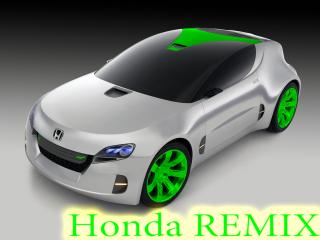 обои Honda REMIX с салатовыми дисками фото