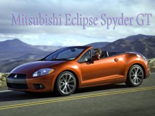 обои Mitsubishi Eclipse Spyder GT вид на гору фото