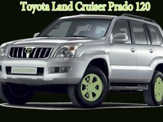 обои Toyota Land Cruiser Prado 120 на черном фоне фото