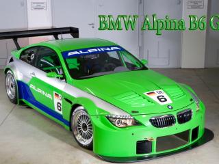 обои BMW Alpina B6 GT3 красивого салатового цвета фото