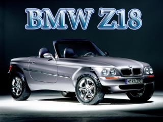 обои BMW Z18 кабриолет с логотипом верху фото