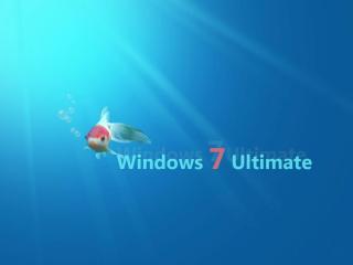 обои Windows 7 ultimate с рыбкой фото