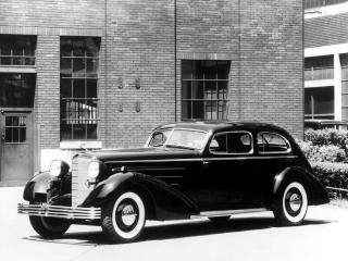 обои Cadillac Fleetwood 2-door Aerodynamic Coupe Show Car 1933 сбоку фото