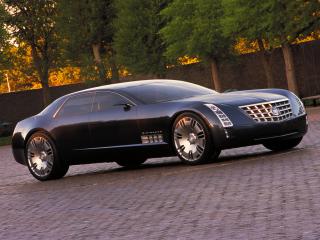 обои Cadillac Sixteen Concept 2003 боком фото