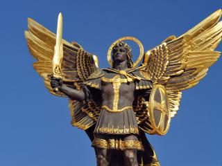 обои Скульптура,   архангел михаил,   киев фото