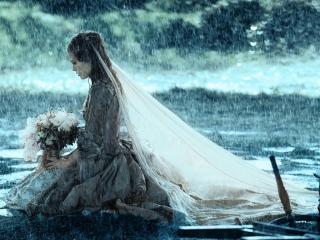 обои Невеста под дождем фото