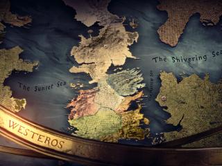 обои Старинная карта Westeros фото