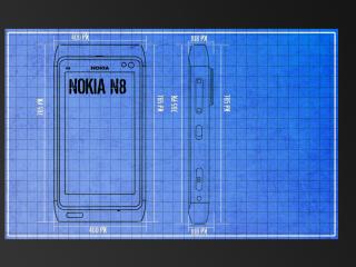 обои Nokia n8 чертеж фото