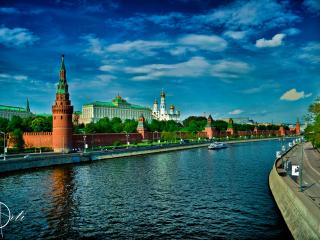 обои Москва река у кремля фото