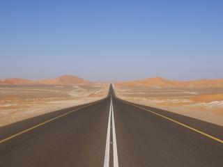 обои Автострада в пустыне фото