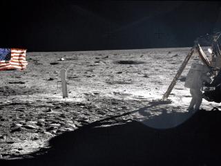 обои Американская высадка на луну фото