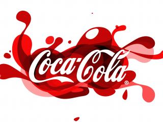 обои Кока-кола логотип красный фото