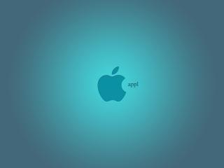 обои Надкушенное яблоко-логотип apple фото