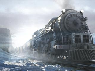 обои Поезд в сибири фото