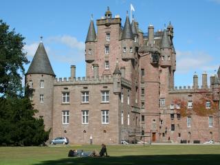 обои Замок Глэмис в Шотландии фото