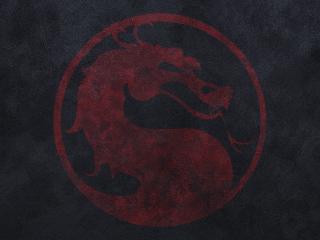 обои Mortal kombat,   значок с драконом фото
