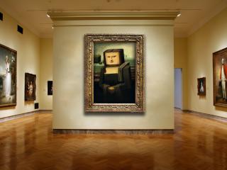 обои Картина мона лиза в стиле кубизма фото