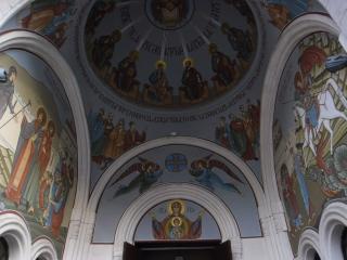 обои Иконопись купола православной церкви в грузии фото