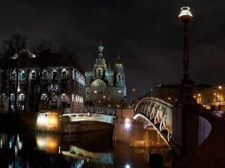 обои Ночной Санкт Петербург фото