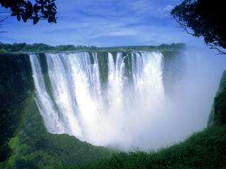обои Водопад Виктория в Африке фото