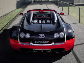 обои Bugatti Veyron Grand Sport Roadster Vitesse 2012 зад фото