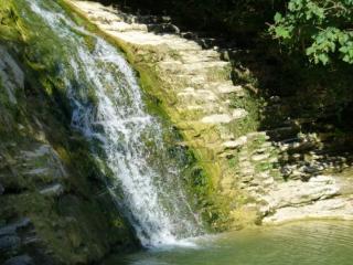обои Водопад и природные пороги фото
