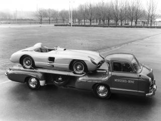 обои Mercedes-Benz Blue Wonder Transporter 1954 сила фото