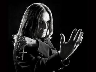 обои для рабочего стола: Ozzy osbourne в темноте