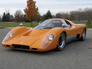 обои для рабочего стола: McLaren M6 GT 1970 желтая