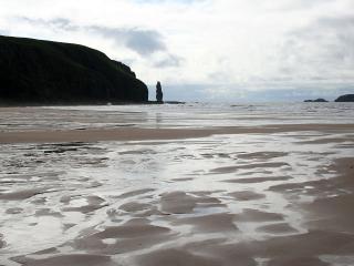 обои Берег песчаный после отлива фото