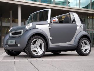 обои для рабочего стола: Smart Crosstown Concept 2005 серый