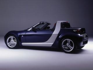 обои Smart Roadster 01.2003 синяя фото