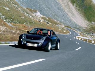 обои Smart Roadster 01.2003 склон фото
