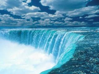 обои Голубой водопад фото