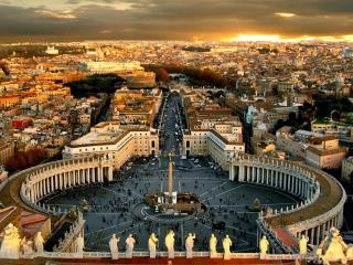 обои Площадь в Риме у собора Петра и Павла фото