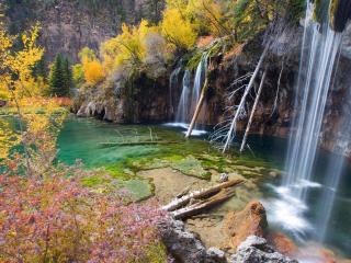 обои Осенние водопады фото