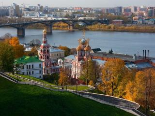 обои Вид на Нижний Новгород фото